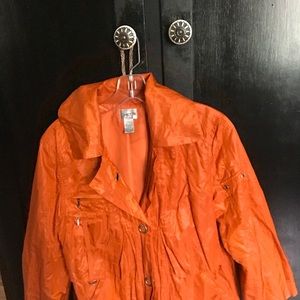 Tangerine Lightweight Spring & Fall Jacket